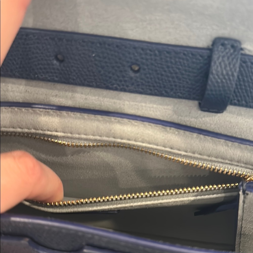 Senreve Navy Blue Crossbody Belt Bag - Picture 4 of 16